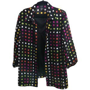 Blouse with Shell Top 1X RQT Woman plus size top polka dot button-down shirt